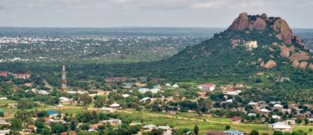 Panoramic view of Dodoma, Tanzania's capital city